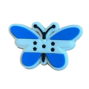 Honduras Butterfly Flag Croc Charm